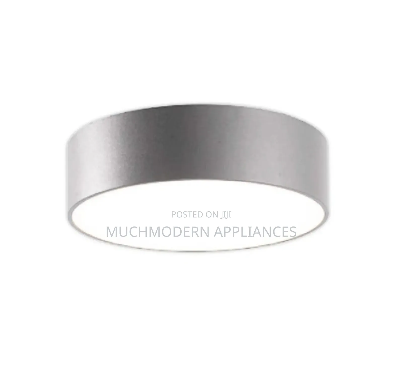 Round Silver Ceiling Light