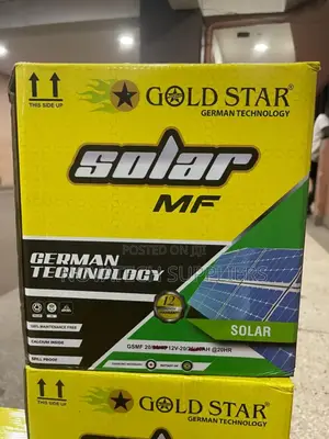 20ah Gold Star Maintenance Free Solar Batteries Faye