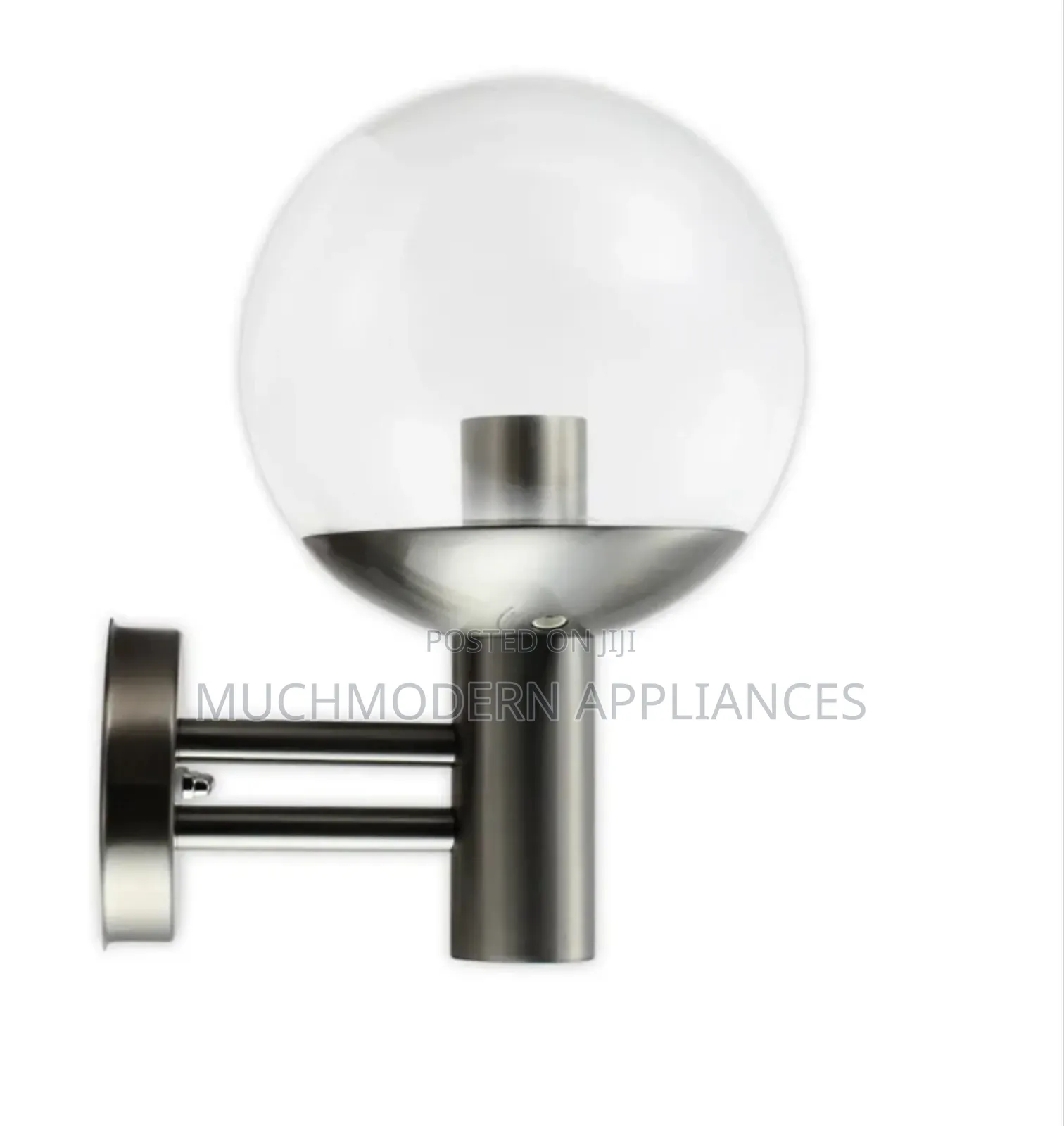 Searchlight Orb Stainless Steel Outdoor Wall Light