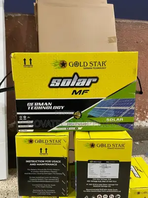 100ah Gold Star German Technology MF Solar Batteries Pama