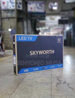 Skyworth 32" Frameless LED TV - HD, DVB-T2, Digital TV
