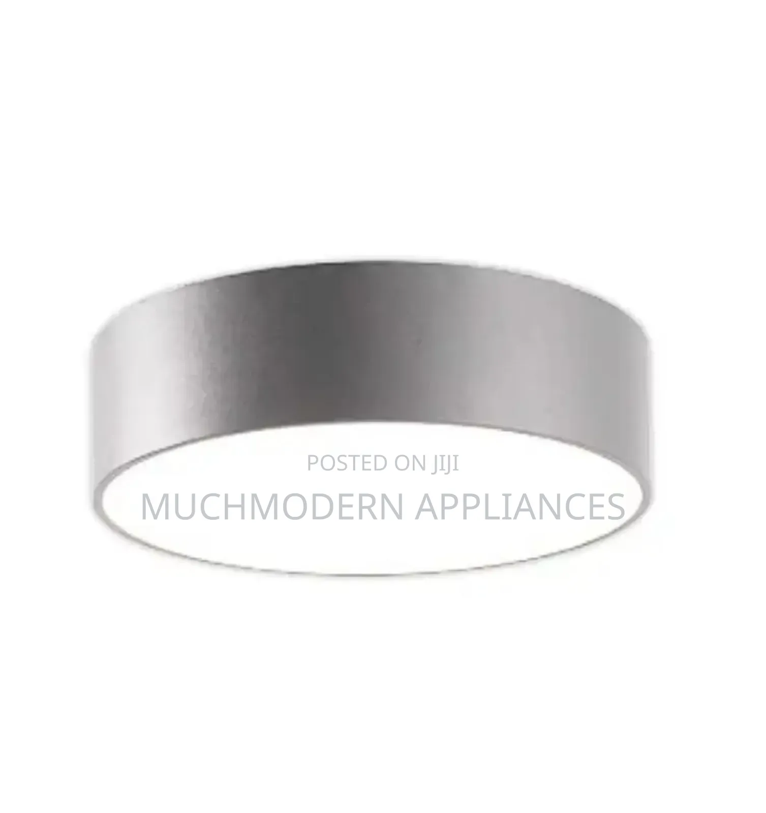 Round Silver Ceiling Light