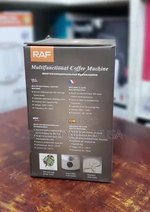 RAF Multifunctional Coffee Machine R.7113 - 300W, Stainless-