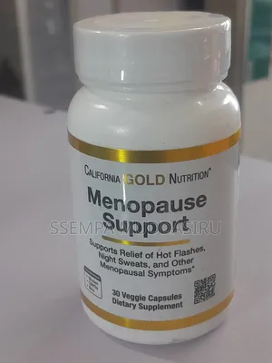 California Gold Nutrition Menopause,30 Verg Capsules
