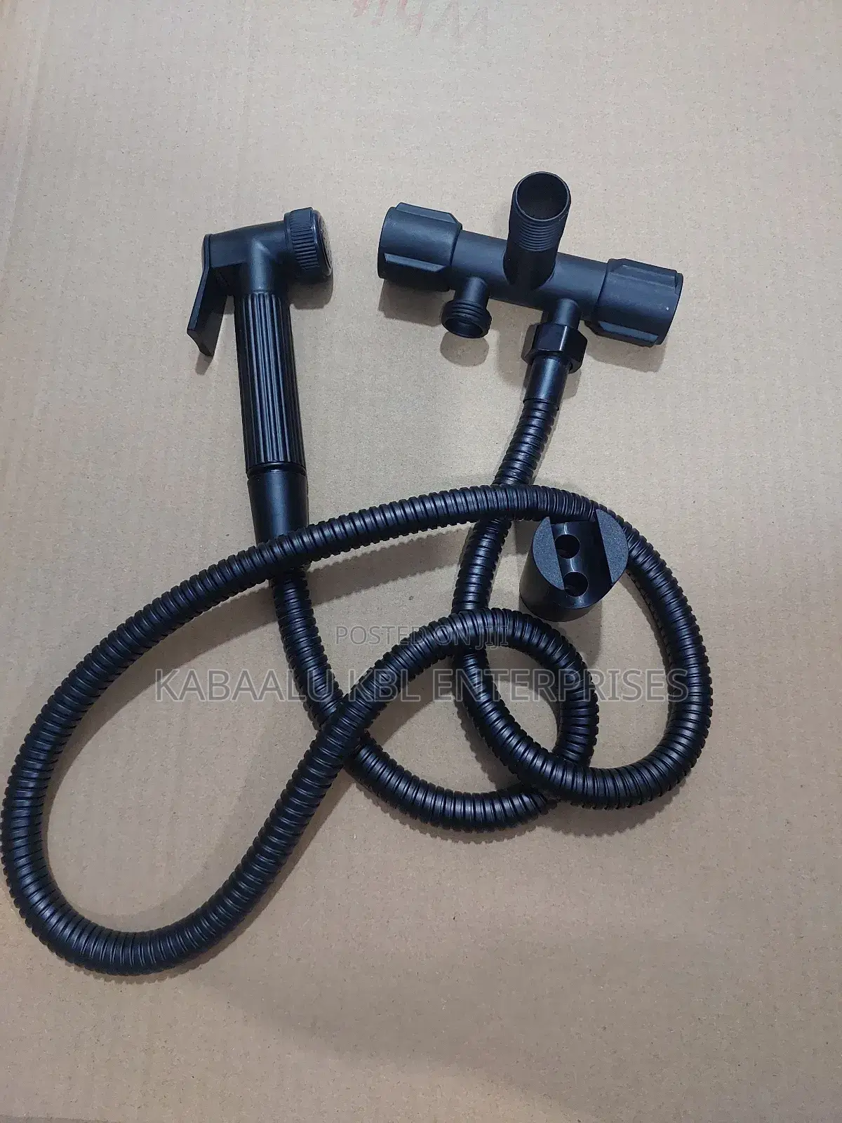 Black Shattaf Together With a Double Angle Valve