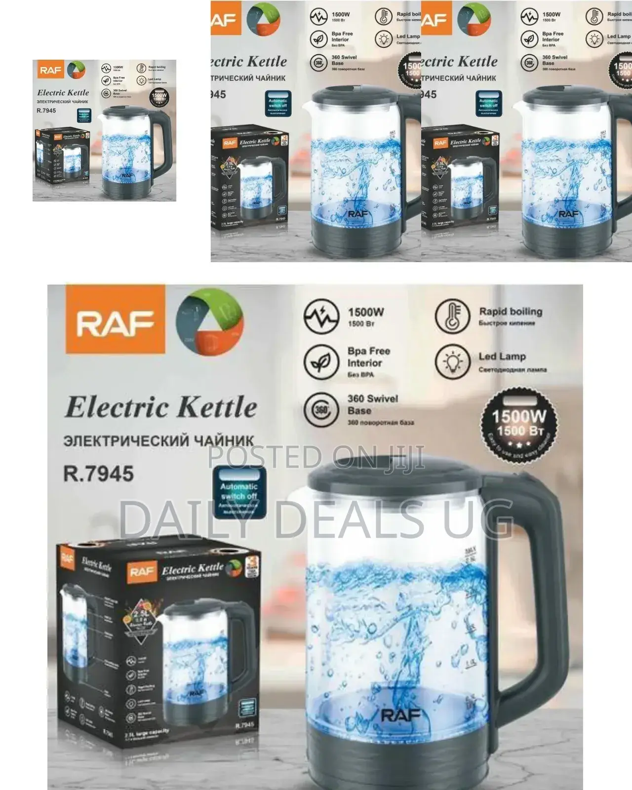 Glass RAF Kettle