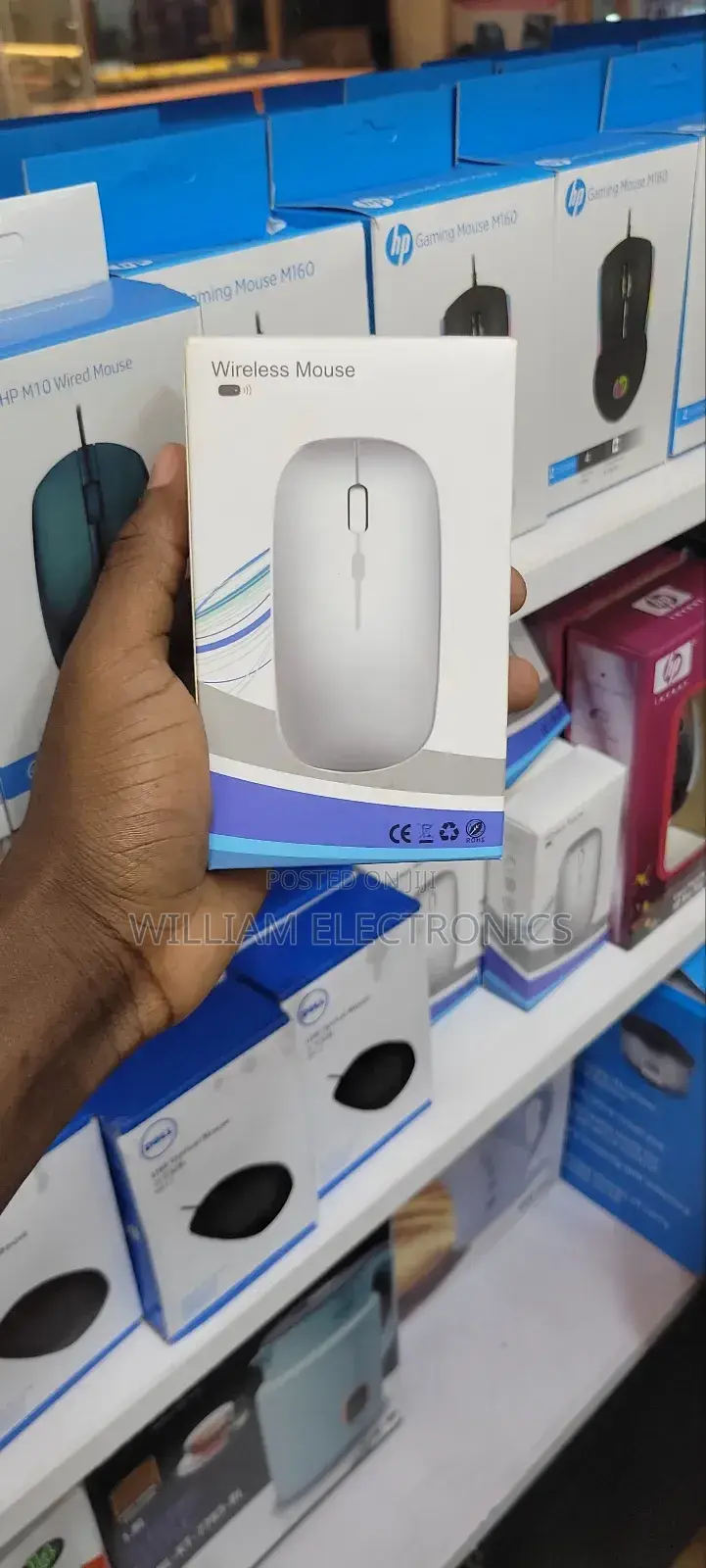 White Wireless Mouse