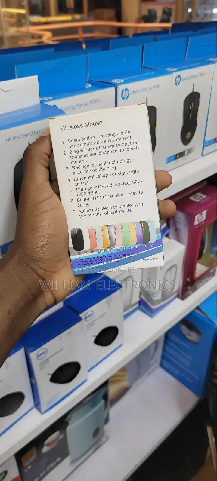 White Wireless Mouse