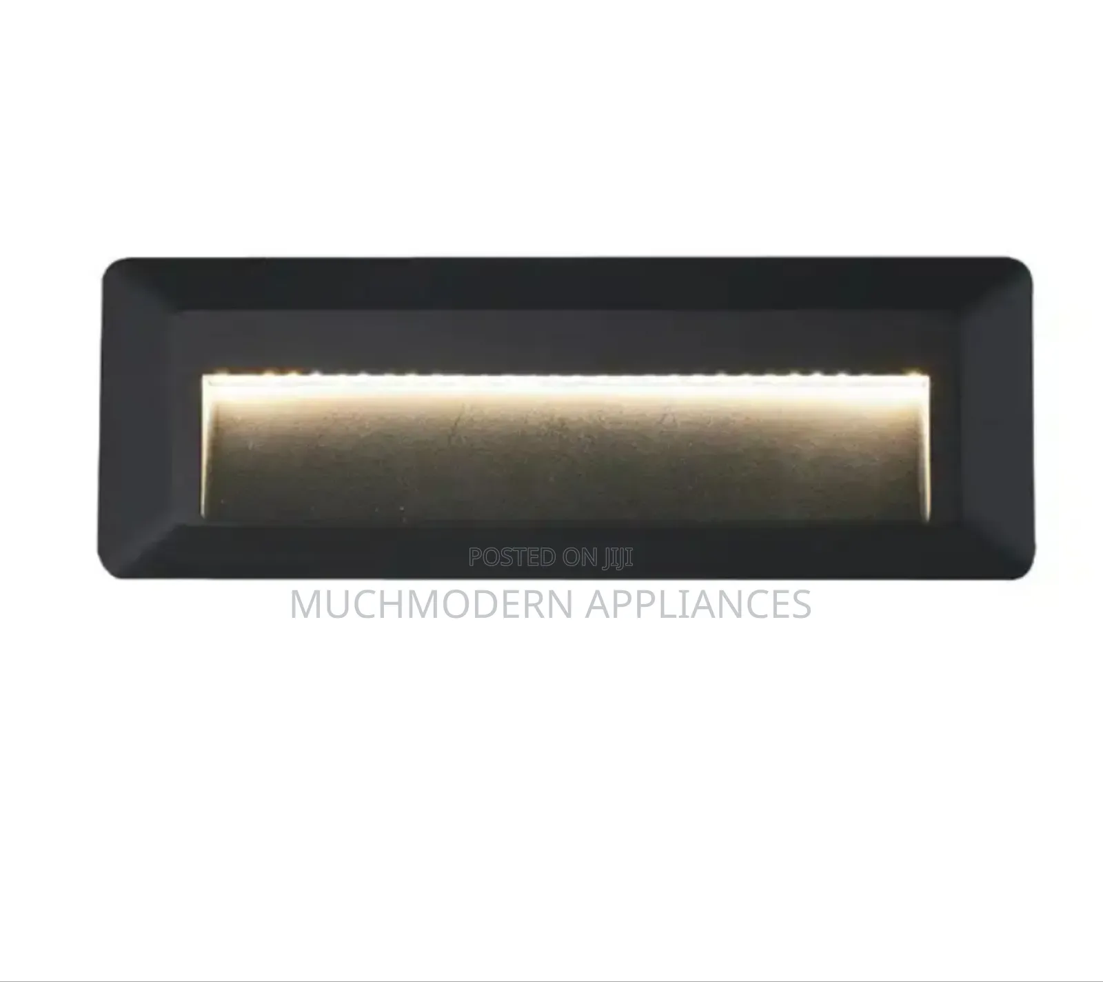 Rectangular LED Step Light LL ABS-2004-BK