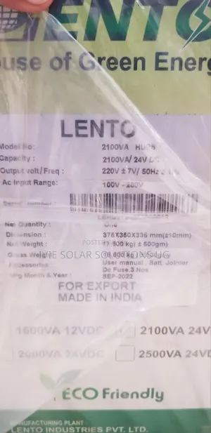 Lento Inverter 2.1kva /2100watts