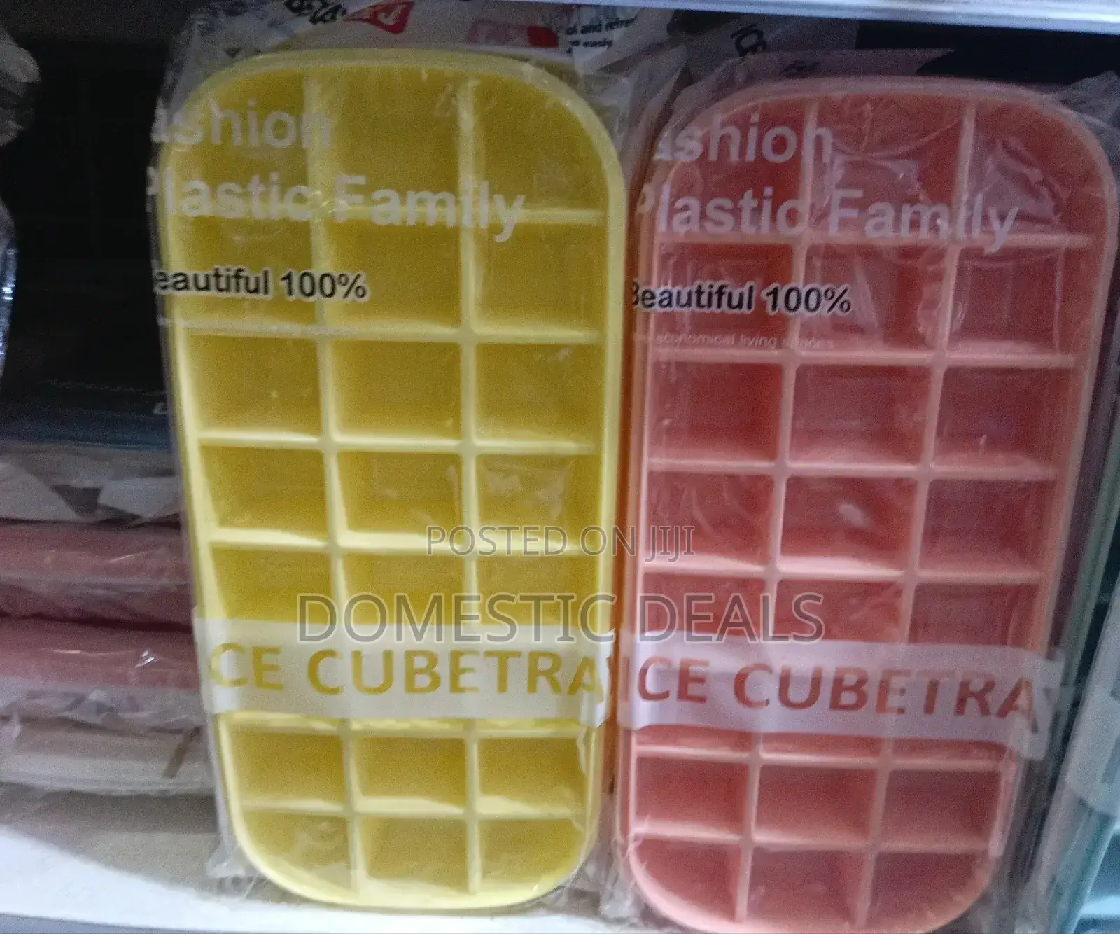24 Grid Plastic Ice Cube Tray