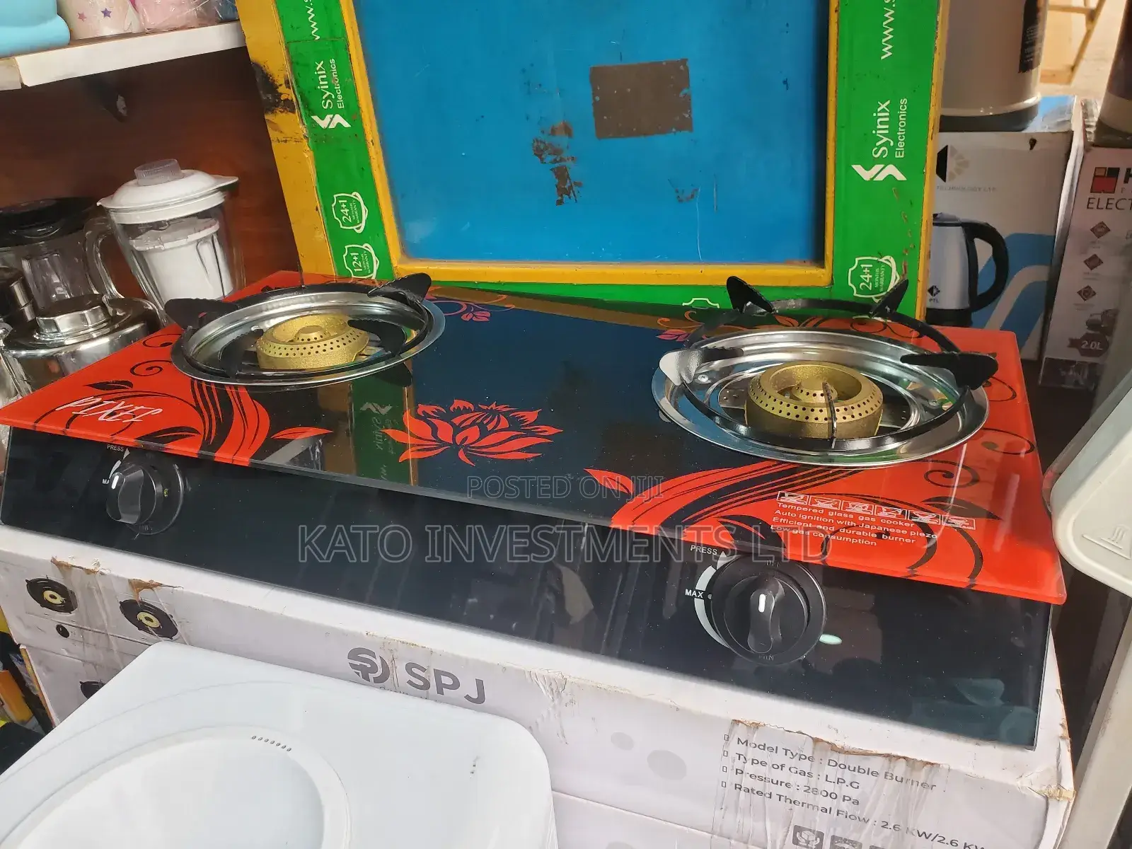Pixel Glass Gas Burner 2