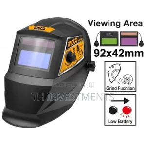 INGCO AHM008 Auto Darkening Welding Helmet - Black