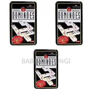 28pcs Double 6 Color Dot Dominoes