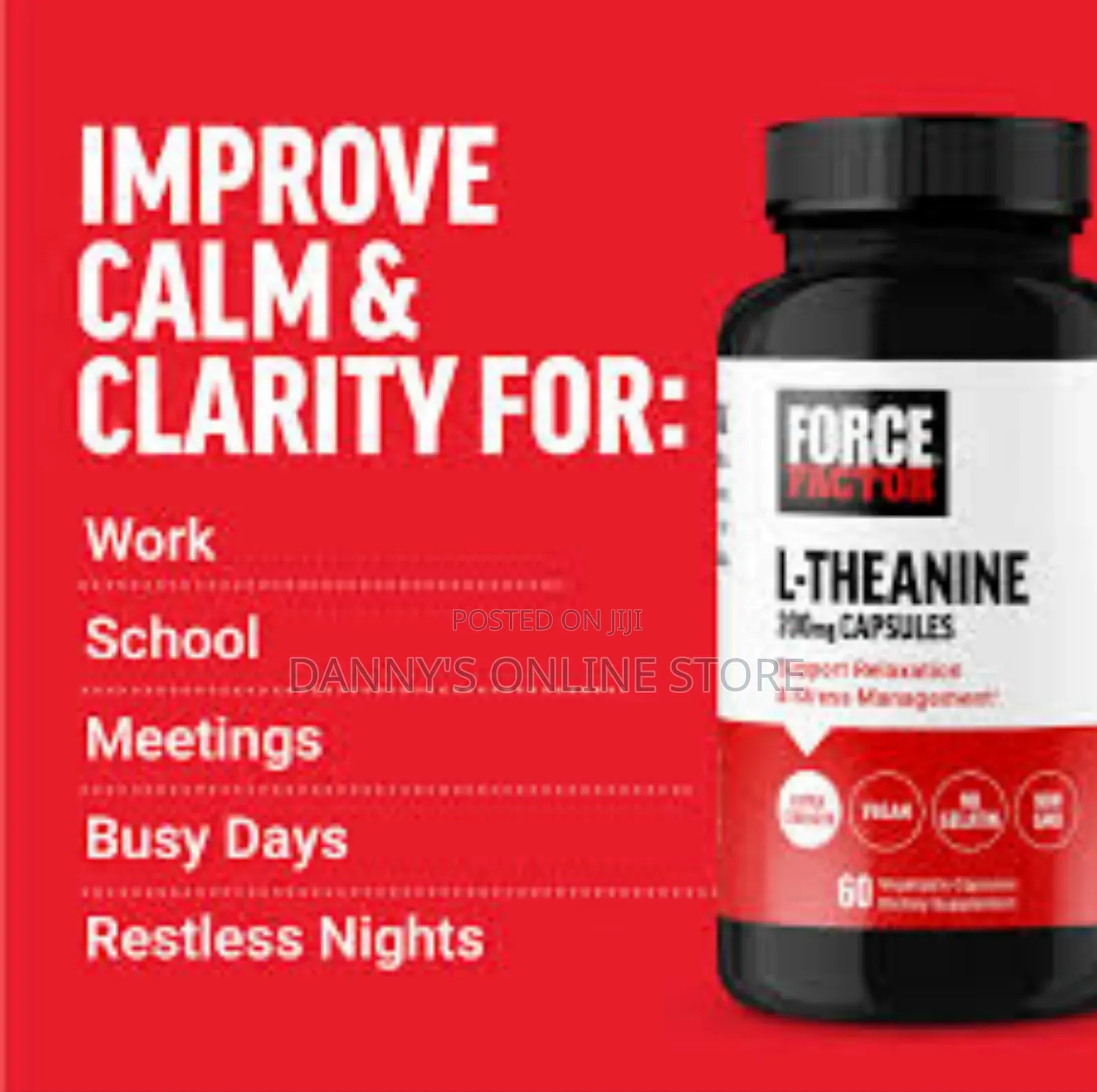 Force Factor L Theanine 200mg