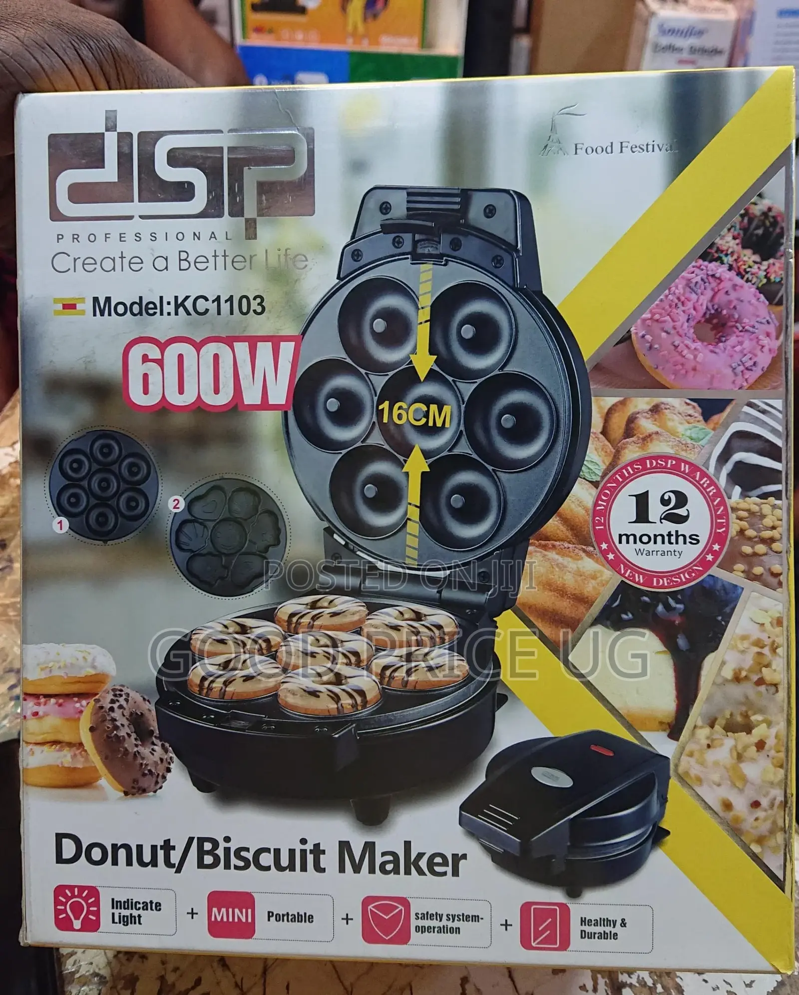 DSP Donut/Biscuit Maker 600W