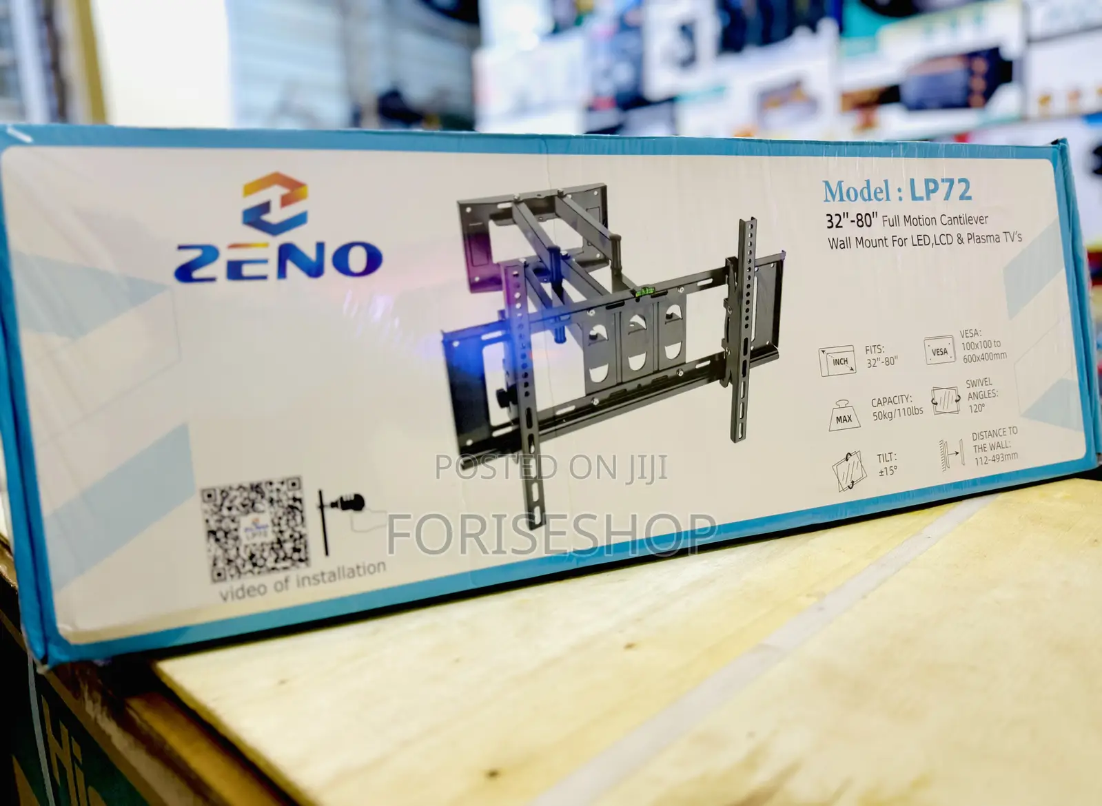Zeno Full Motion Wall TV Mounts From (32-80)Inch