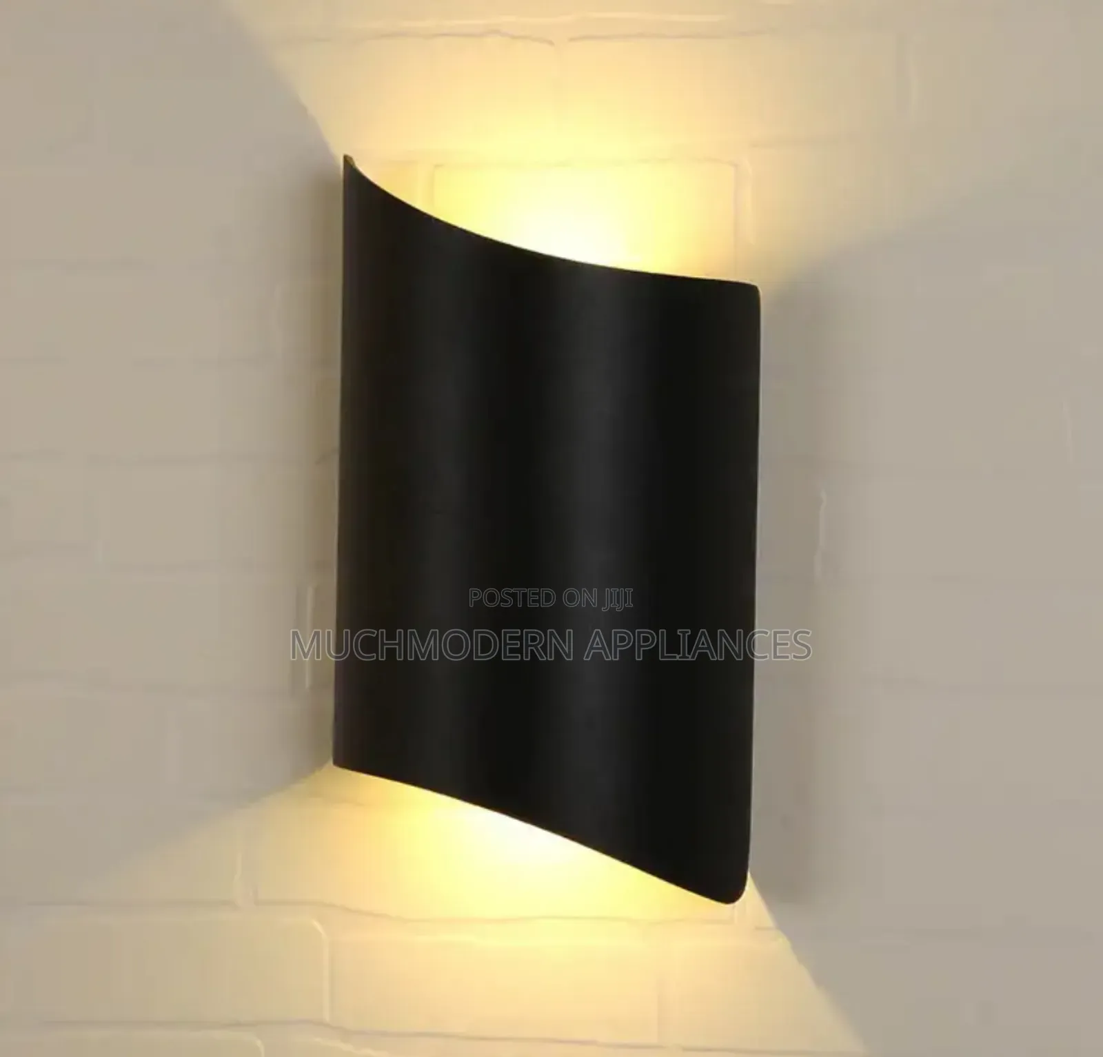 Quadrilateral-Shaped Wall Light LL 6011-Bk-Ww