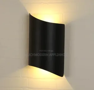 Quadrilateral-Shaped Wall Light LL 6011-Bk-Ww