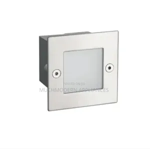 Square Silver 2 Watts Step Light LL 4926-Ss-Ww