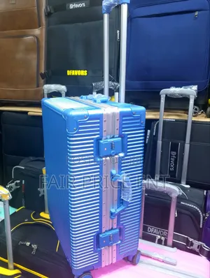 VIP Aluminium Plastic Suitcases. Blue ( Medium)
