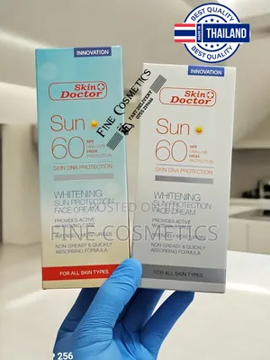 AUTHENTIC SUNSCREEN SPF60 Non-Greasy Skin Whitening Sunblock