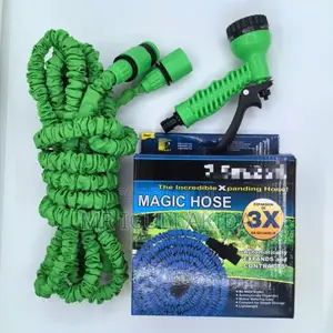 15m/50ft Expanding Watering Hose Pipe WTH Nozzle Spray Gun