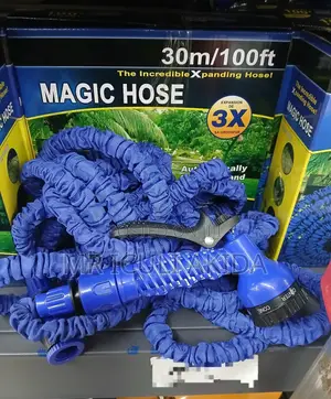 30m/100ft Magic Hose Pipe With 7heads Sprinkler Spray Gun