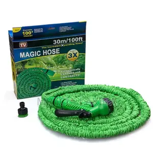 30mtr/100ft Irrigation,Car Washer Hose Pipe With Spray Gun