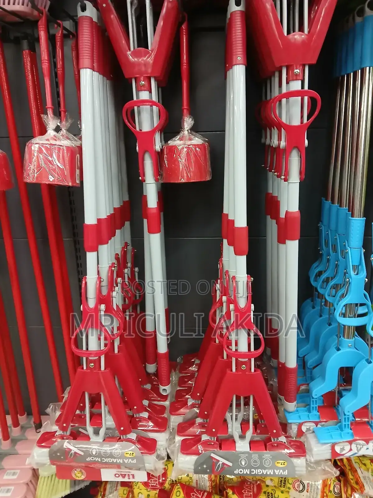 27cm PVA Magic Sponge Mop With Soft Squeezer