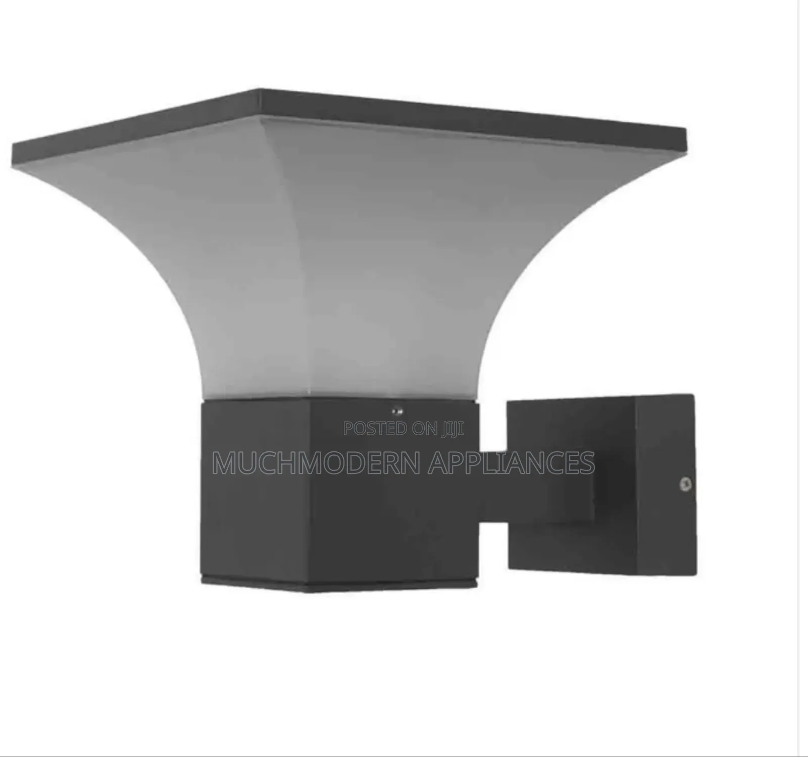 Black Square Cone-Shaped Wall Light LL 7481-Bk