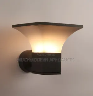 Black Square Cone-Shaped Wall Light LL 7481-Bk