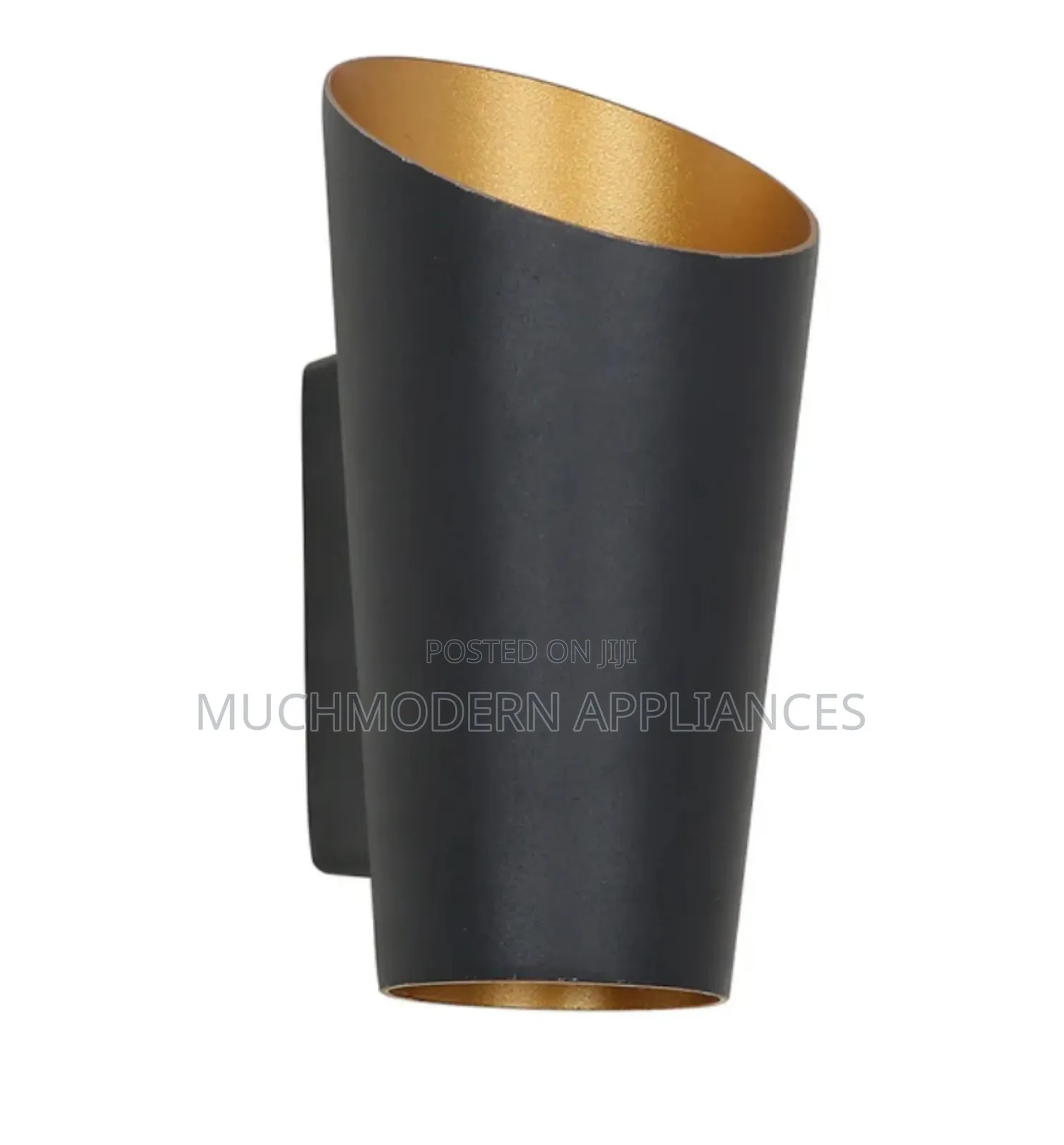 Black Wall Light LL 6013-Bk-Ww
