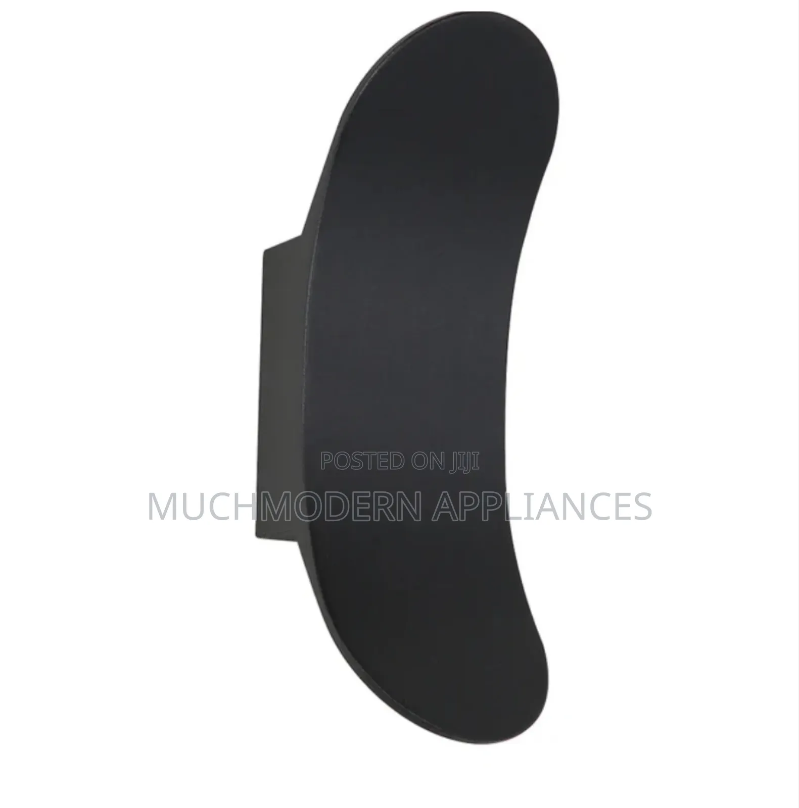 Simple Black LED Wall Light LL 6023-Bk-Ww