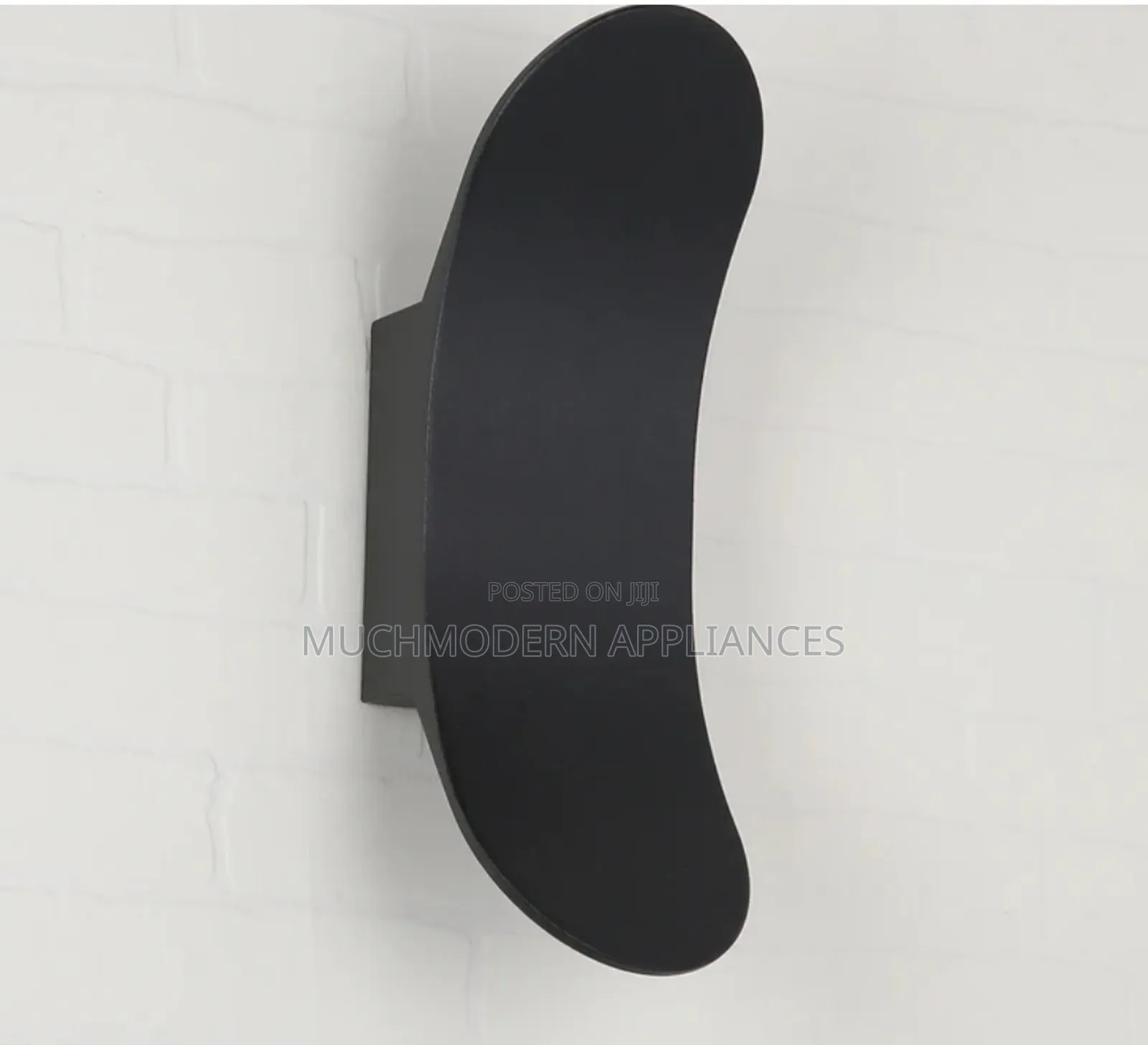 Simple Black LED Wall Light LL 6023-Bk-Ww