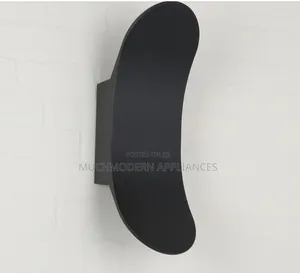 Simple Black LED Wall Light LL 6023-Bk-Ww