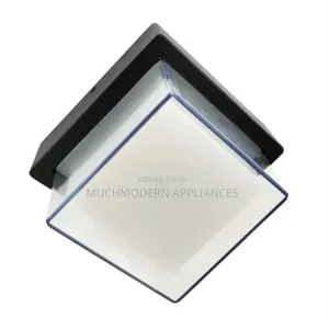 Black LED Wall Light Square LL 6030-Bk-Ww