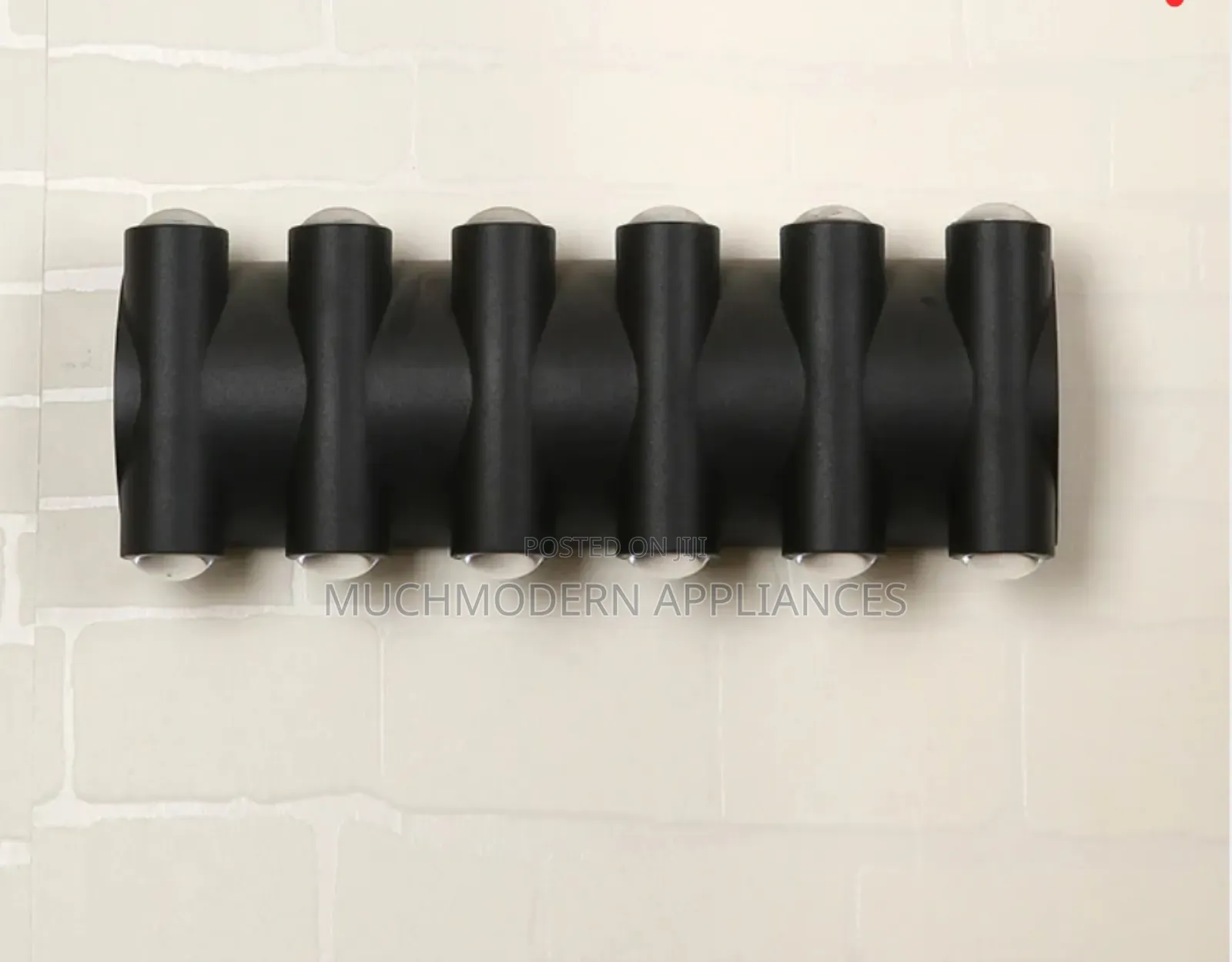 Black Up Down LED Wall Light LL 6112-Bk-Ww