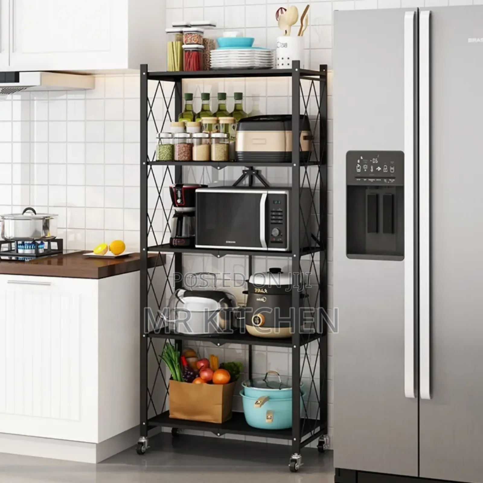 Folding Storage Display Rack