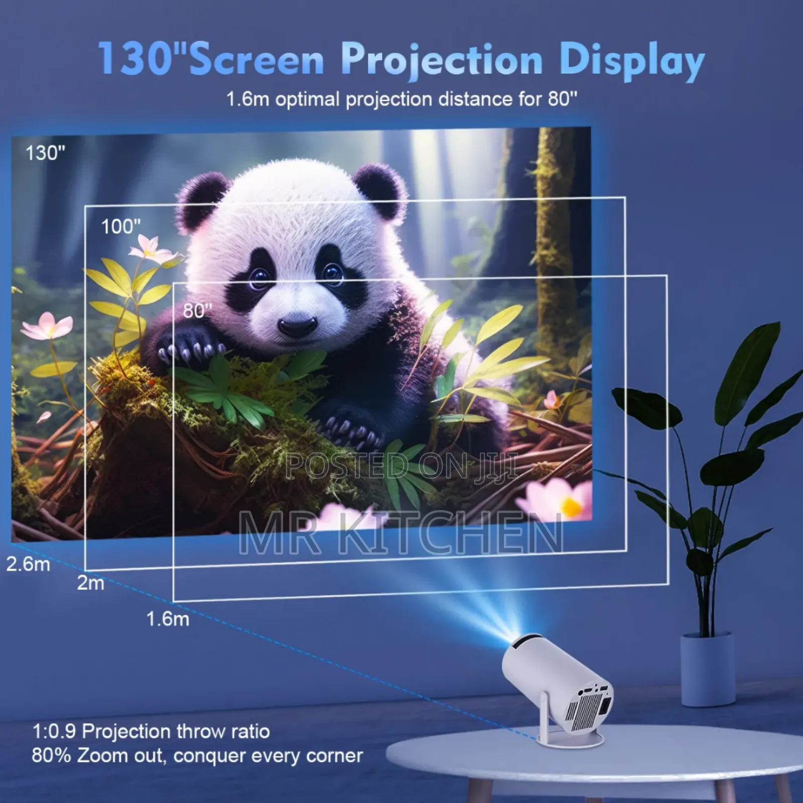 Pro Smart Portable Projector (HD)