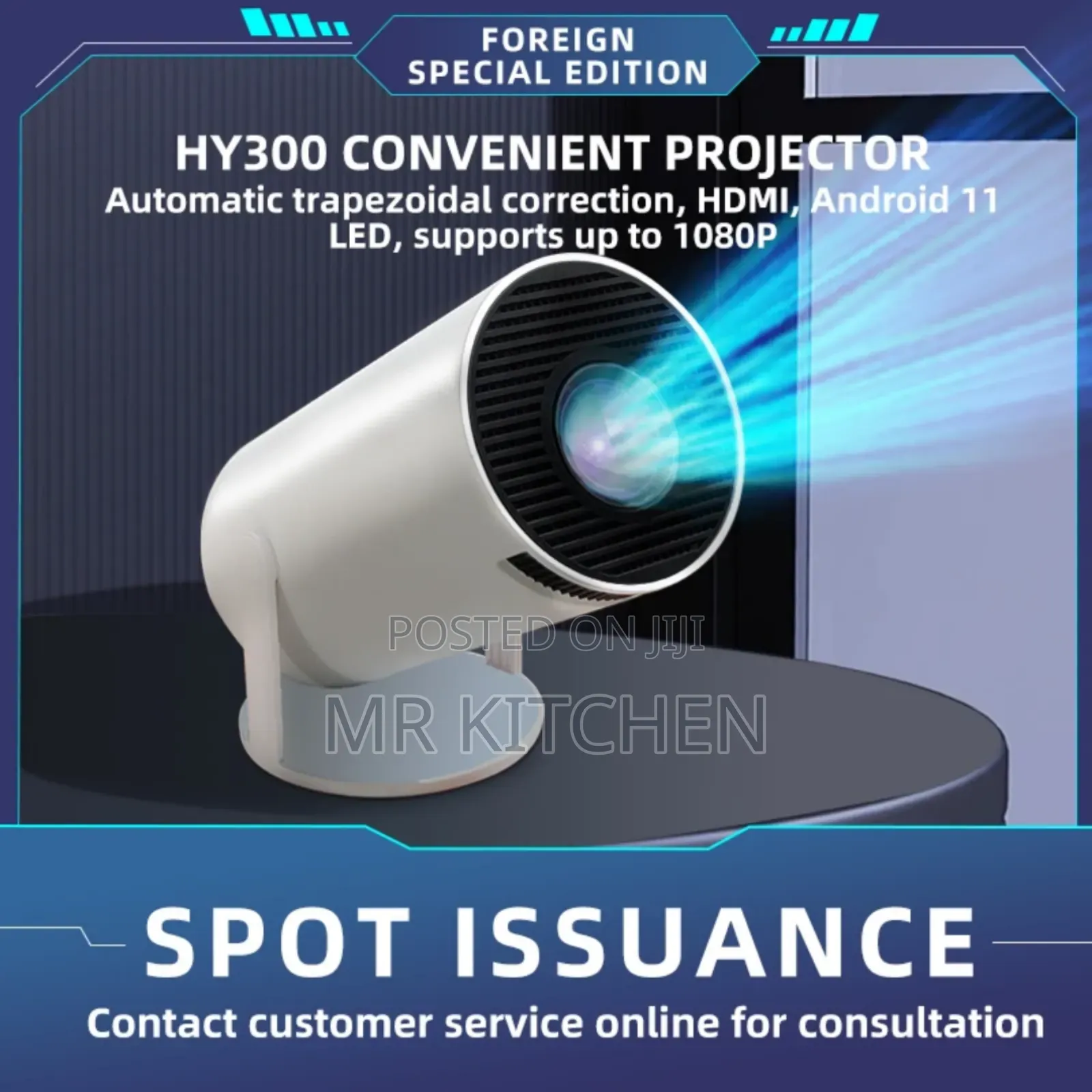 Pro Smart Portable Projector (HD)