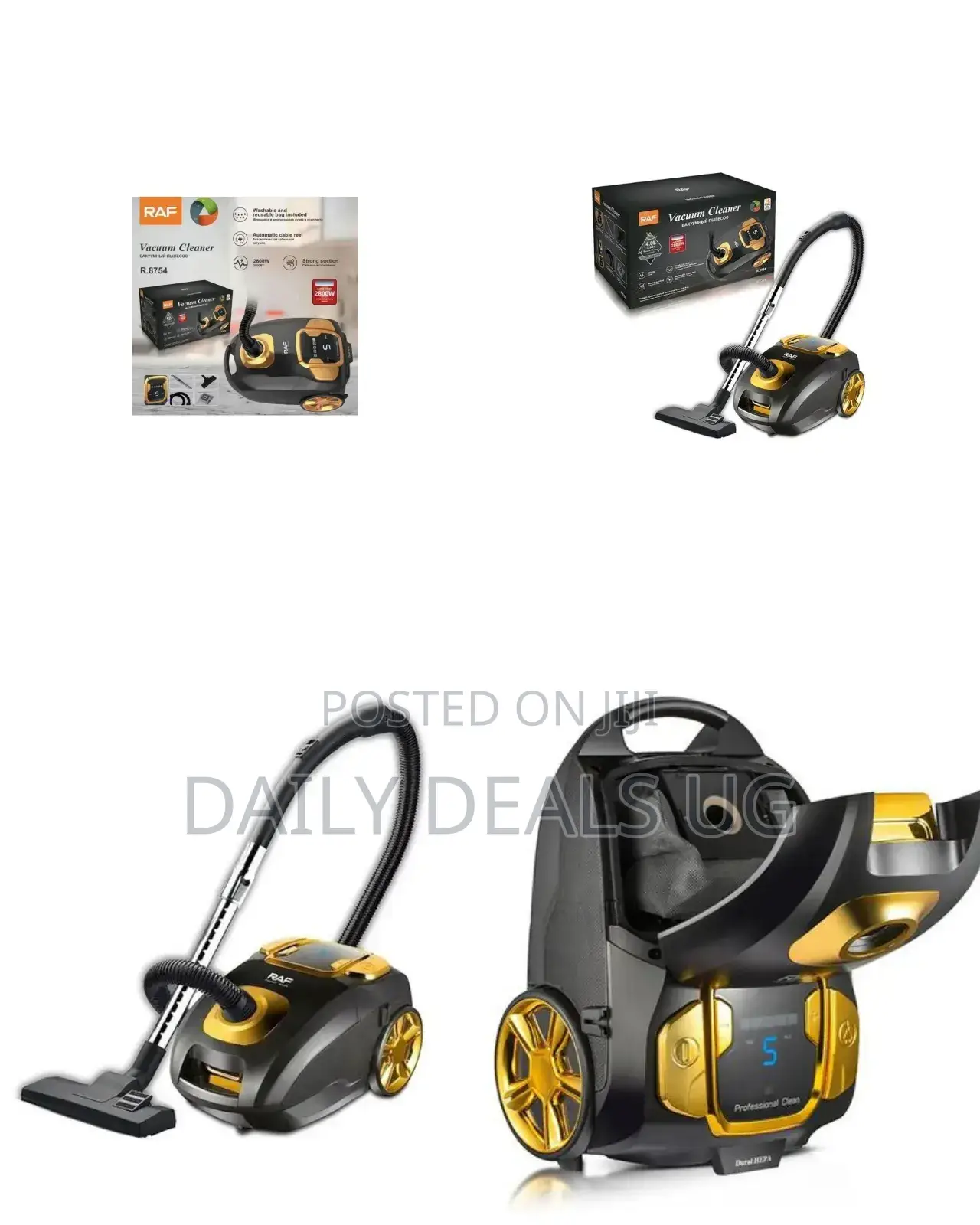 Cordless RAF Vacuum Cleaner