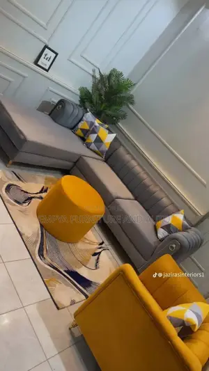 Sofa Set Gray and Single