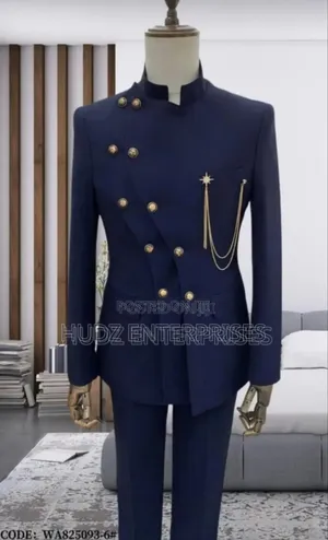Stylish Collarless Turkish Suit