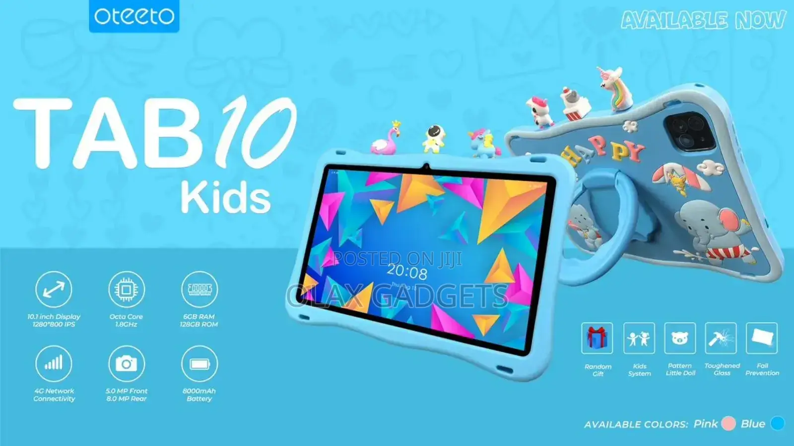 New Oteeto Tab 10 Kids 128 GB