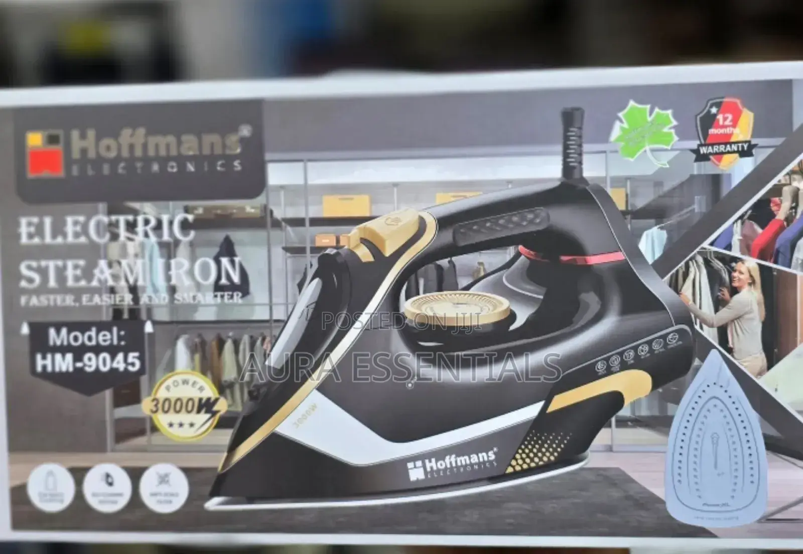 Hoffmans Steam Iron HM-9045