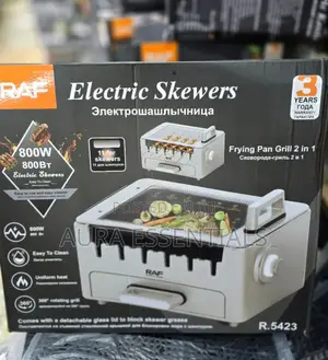 RAF 2 in 1 Electric Grill and Frying Pan