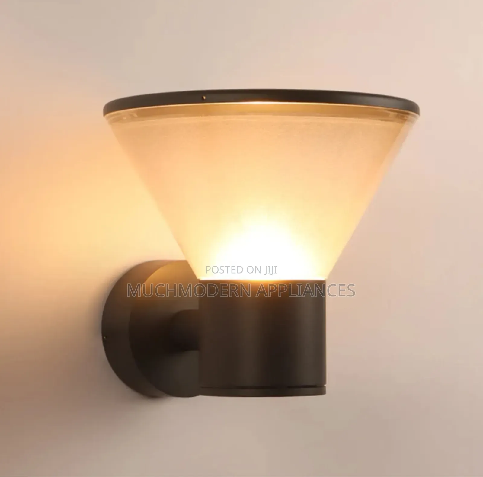 Black Cone-Shaped Wall Light LL 7361-Bk