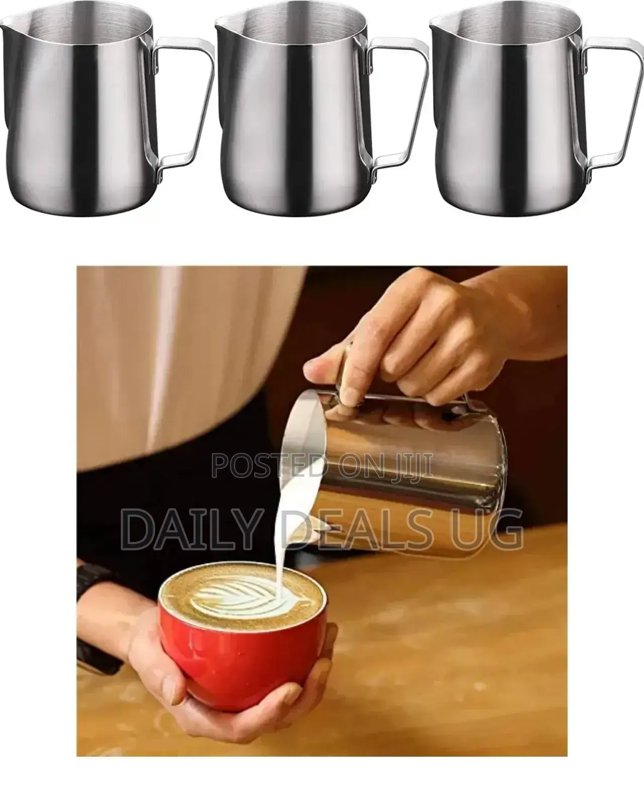 Stainless Measuring Milk Jug