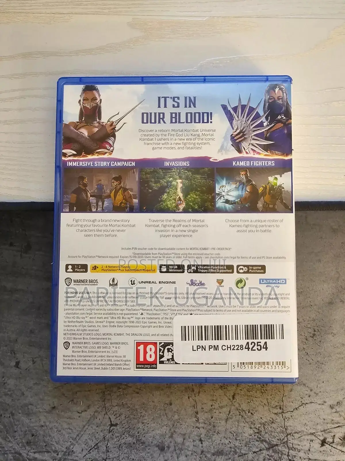 Used Mortal 1 Kombat